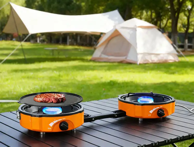 What features to look for in a portable dual burner stove